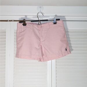Ralph Lauren Light Pink Cotton Chino Bermuda Shorts